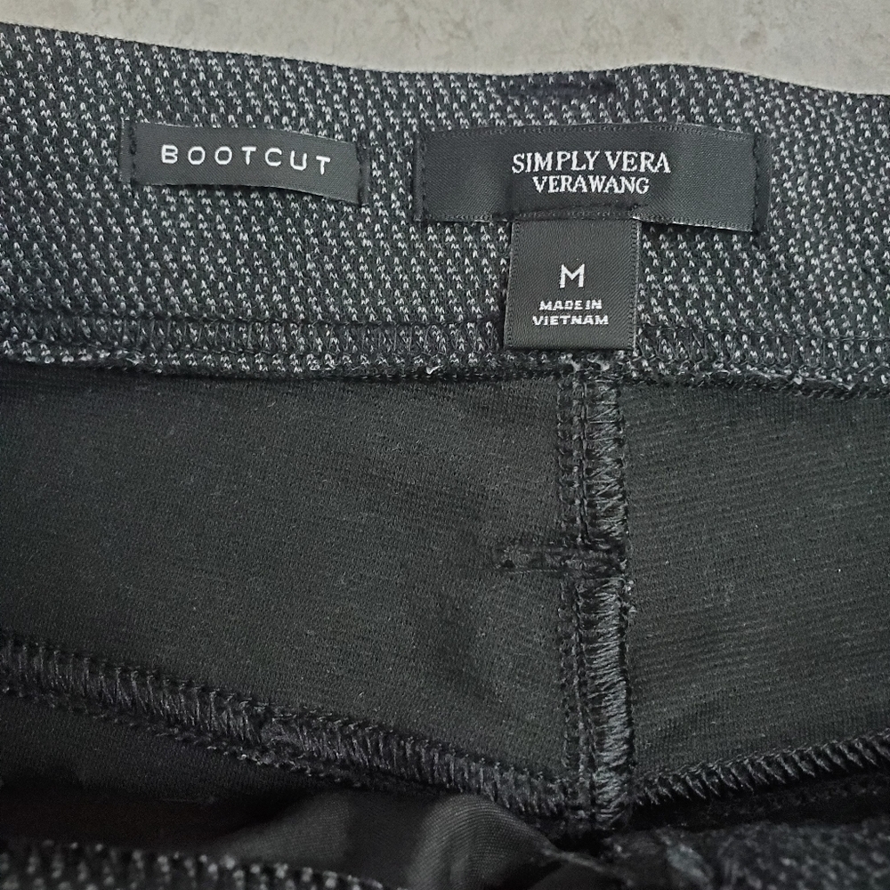 Woman's Simply Vera Wang Bootcut Patterned Pants - Picture 6 of 12